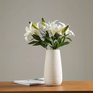 Ins 창조적 인 도자기 꽃병 세트 거실 북유럽 가정 장식 꽃을위한 세라믹 꽃병 - Product Image 3