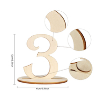 Numéros de table de mariage, gravure laser, 16 pièces, vente en gros