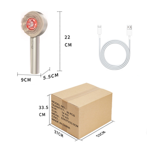 Peigne de massage électrique du cuir chevelu EMS Lumière rouge Infusion de sérum Croissance des cheveux Peigne nourrissant les cheveux Appareil de soin du cuir chevelu - Product Image 4