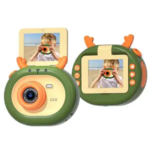 1080P enfants jouets S2 enfants caméra jouets cadeaux d'anniversaire de noël pour garçons et filles caméra vidéo numérique pour tout-petit 3 jeux de puzzle