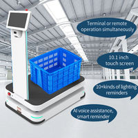 Robot mobile autonome (AMR) en acier inoxydable personnalisable, capacité de charge de 200 kg, laser, nouveau, pour usage domestique, entrepôt, manutention logistique