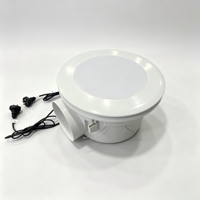 Ventilateur de plafond circulaire double version avec éclairage LED multi-CCT intégré, pour usage domestique, faible bruit, alimentation CA