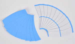 36 pièces/sac bleu Ultra Hold Mini bande dentelle avant bande <span class=keywords><strong>bandes</strong></span> <span class=keywords><strong>adhésives</strong></span> Double face pour toupet perruque Extension de <span class=keywords><strong>cheveux</strong></span> - Product Image 6