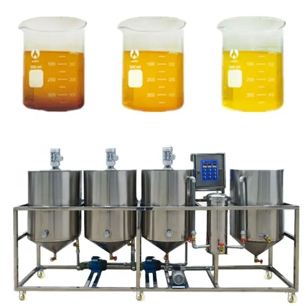 Mobile kleine Olivenöl raffinerie anlage/Olivenöl raffinerie maschine; raffiniertes Olivenöl