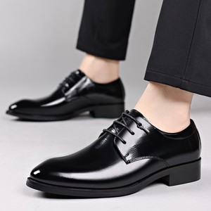 Nouvelles Chaussures Habillées en Cuir pour Hommes, Modèle Affaires, en Cuir Pleine Fleur, Respirantes, Élégantes et Polyvalentes, Idéales pour Mariage et Cérémonies - Product Image 2