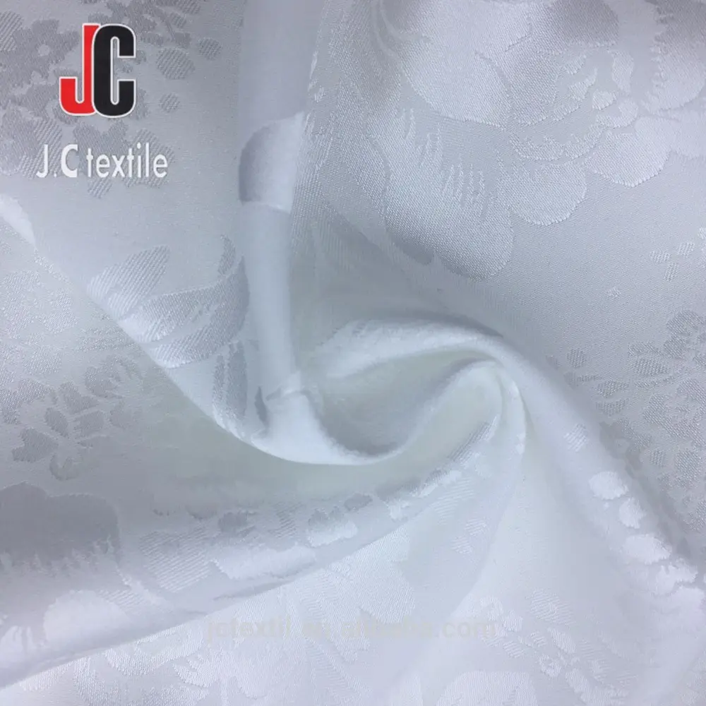 JC-M13690 çin düz boyalı 96% polyester % 4% spandex saten jakarlı <span class=keywords><strong>kumaş</strong></span> elbise