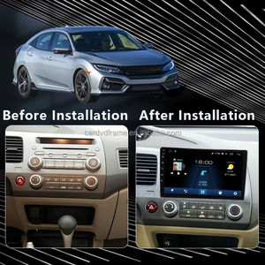 Aijia, el más nuevo Sistema de música con pantalla de Radio de 10 pulgadas, Audio para coche para <span class=keywords><strong>Honda</strong></span> <span class=keywords><strong>Civic</strong></span> <span class=keywords><strong>2006</strong></span> 2007 2008 2009 2010 2011, pantalla táctil Android - Product Image 3