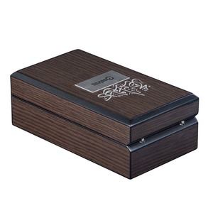 Boîte cadeau de parfum rectangulaire en contreplaqué MDF laqué mat de luxe avec gravure au laser, design moderne, emballage personnalisé - Product Image 4