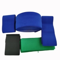 Vente en gros de bandes élastiques tricotées de couleur personnalisée de 7cm d'épaisseur bandes élastiques à tricoter pour brassard ruban élastique tricoté en caoutchouc polyester