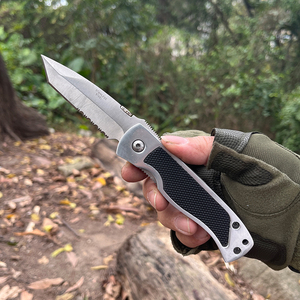 Tốt Nhất Sản Phẩm Bán Chạy 2025 Nhôm Xử Lý Thép Gấp Cắm Trại Chiến Thuật Gấp Nga Dao Với Vành Đai Clip - Product Image 2