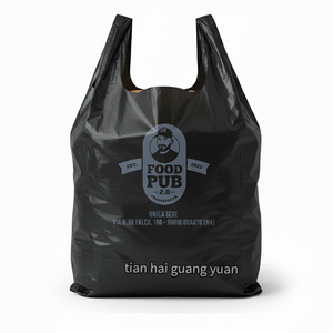 High Quality Plastic Bag Custom logo Plastic Bags Vest Bag T-Shirt Bag Luxury Style Promotional Use Gift Packaging