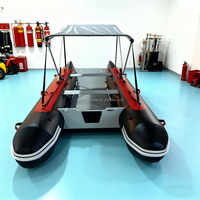 Venta Caliente, Bote Inflable Rápido de 3.3m 3.5m 4m, Piso Inflable con Tecnología Drop Stitch, Bote Inflable para Pesca/Buceo
