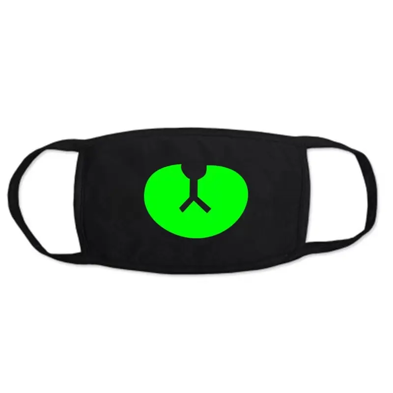 Halloween Christmas Cool Luminous Unisex Face Mouth Mask Customized Pattern Anime Mask for Kids Adult