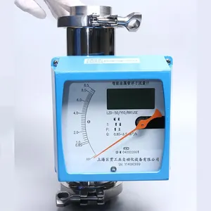 Débitmètre rotatif à tube métallique de soda liquide, débitmètre rotatif à surface variable pd
