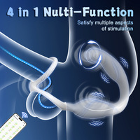 Neuer Elektrischer Prostata-Massager mit Rotierender Vibration Analplug für Männer Ferngesteuertes Erwachsenen-Sexspielzeug Modell AT45 Hergestellt in China