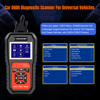 Herramienta de Diagnóstico Universal para Automóviles Konnwei KW480, Escáner OBD2 Profesional, Máquina de Diagnóstico Automotriz de Sistema Completo para Automóviles BMW
