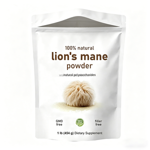 Marca Privada, Polvo de Melena de León 100% Natural, Rico en Polisacáridos, Superalimento, Compra al por Mayor, Sin Aditivos, 454g 1lb - Product Image 5