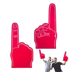 Cheer up doigts en mousse pour le sport numéro 1 Cheer on Cheerleading accessoires main doigt gants sport Cheer Fan doigt - Product Image 5