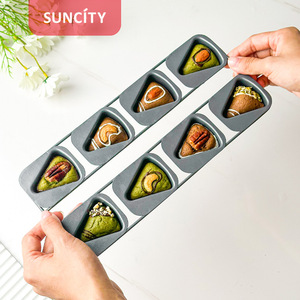 SUNCITY Triangular Cake Mold 8 Cavity Baking Pan For DIY Desserts - Product Image 3