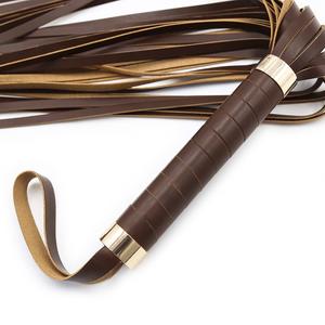 Juguete sexual Bondage Noverty PU cuero Floggers Bull Whips Horse Whips para adultos - Product Image 3