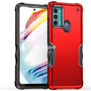 Lichicase Buena calidad TPU PC Combo Phone Case para Motorola Moto G <span class=keywords><strong>Play</strong></span> <span class=keywords><strong>2022</strong></span> Anti-knock Cover - Product Image 3