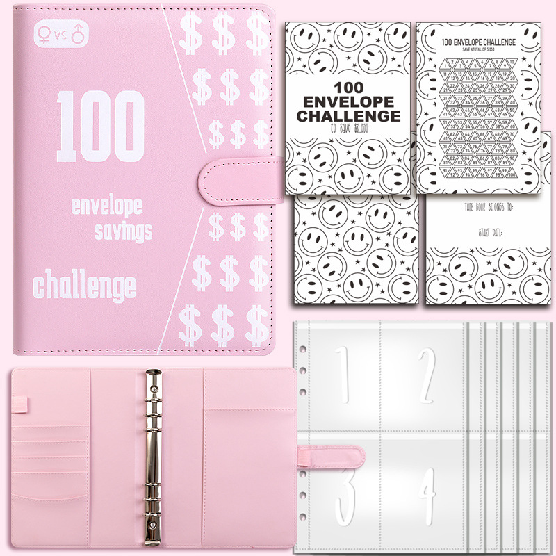 Rose (25 Quatre Plaques Palais + 1 Autocollant)