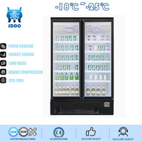 Vitrines de réfrigérateur de marque à faible de réfrigérateur transparents spacieux pour le magasin de franchise de boissons