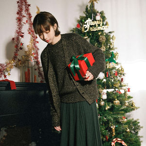 Jeans de Punto de Cintura Media, Corte Boot Cut, Holgados, para <span class=keywords><strong>Mujer</strong></span>, para Invierno - Product Image 3