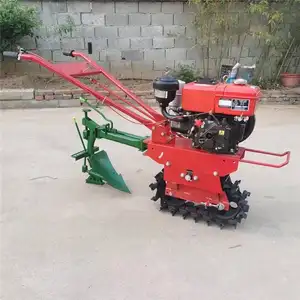 Nông nghiệp nông nghiệp Tu Luyện xăng mini điện tiller 177f/P mini điện 7HP 9HP DIESEL 10 HP Mini tiller tu