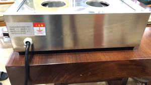 業務用電気スープ餃子包子蒸し器サモサ炉4穴小型蒸し器 - Product Image 5