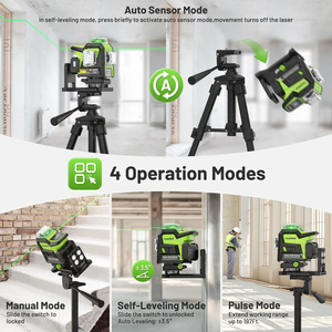 Nivel Láser <span class=keywords><strong>Huepar</strong></span> HX04CG con Pantalla LCD, 16 Líneas <span class=keywords><strong>4D</strong></span>, Venta Directa de Fábrica, Calidad Garantizada - Product Image 5