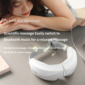 Masajeador vibrador para spa de ojos, equipo de masaje de ojos, presión de aire, inalámbrico, eléctrico, función de música inteligente, masajeador de ojos con compresión de calor - Product Image 3