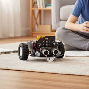 <span class=keywords><strong>Kit</strong></span> de Robot Éducatif ACEBOTT Personnalisé pour l'Éducation Scientifique et Technologique (STEM) - Ensemble de Voitures Robotiques Microbit - Projet de Codage DIY pour l'École - 2WD APP <span class=keywords><strong>Makeblock</strong></span> <span class=keywords><strong>Mbot</strong></span> - Product Image 1
