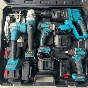 Kit d'outils électriques sans fil 5 pièces avec marteau, batterie au lithium et coffret rigide pour la décoration intérieure OEM ODM TDMG10024 - Product Image 3