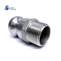 Raccord hydraulique en acier inoxydable Connect Quick Camlock Accouplement Plug Fileté mâle Npt Bspt Cam-and-groove Accouplements Type