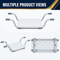 Asiento de Transferencia Ajustable para Bañera SimplyWalk, Silla de Baño de 100 kg con Extremos Acanalados para Proyectos de Baños Accesibles