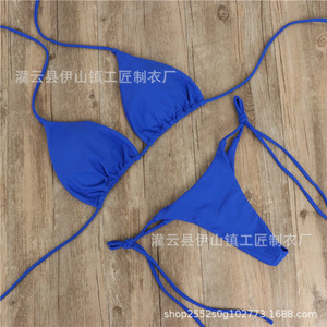 Maillot de bain Bikini spécial été rembourré femmes fendu Sexy vêtements traditionnels - Product Image 2