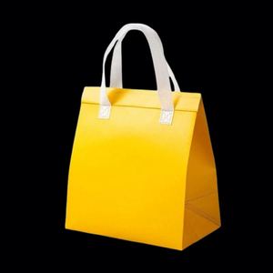 Wholesale Recyclable Eco-Friendly Non-Woven Insulated Cooler Tote Bags Reusable Food Bags for Bread in Stock - Product Image 1