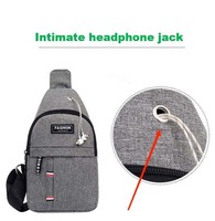 Bolso Bandolera Deportivo Oxford Impermeable, Unisex, con Diseño de Letras, Muestra Gratis