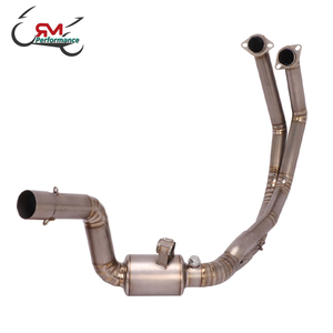 Tuyau d'échappement de moto pour BMW F650GS F700GS <span class=keywords><strong>F</strong></span> <span class=keywords><strong>800</strong></span> <span class=keywords><strong>GS</strong></span> Adv Tuyau d'échappement avant en acier inoxydable Connect Stock Silencieux - Product Image 2