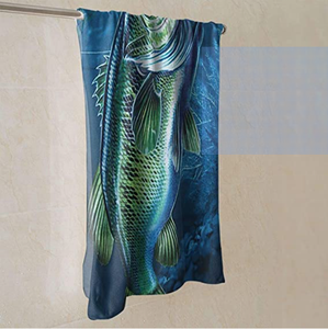 Toalla de algodón y poliéster <span class=keywords><strong>con</strong></span> hojas de palma para baño, toalla de playa <span class=keywords><strong>con</strong></span> planta Tropical, para Hotel, Spa, baño, <span class=keywords><strong>gimnasio</strong></span>, familia, hoja de plátano - Product Image 6