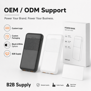 ขายส่ง พาวเวอร์แบงค์ 5000mah สำหรับโทรศัพท์มือถือ ชาร์จเร็ว 10w รับทำโลโก้ตามสั่งจากโรงงาน - Product Image 4