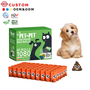 2025년 맞춤 제작 친환경 생분해성 강아지 배변 봉투 애완견 배변 봉투 디스펜서 포함 박스 홀더 - Product Image 1