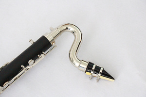 <span class=keywords><strong>Clarinete</strong></span> <span class=keywords><strong>bajo</strong></span> Bb Premium de grado profesional chino con cuerpo de goma dura y niquelado para rendimiento - Product Image 3