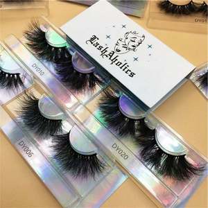 <b>Sweet</b> Girl Eyelash Case Purple Lash Box 25Mm 5D Mink Eyelashes Box Custom logo <b>Packaging</b> - Product Image 5