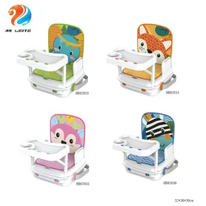 Cadeira de viagem portátil multifuncional personalizada para bebês, com alça dobrável para jantar, almoço e alimentação ao ar livre