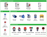 Connecteur multiple industriel IEC 60309 CEE, étanche IP44 IP67, 16A 32A, triphasé 110V 220V 415V, multiprise industrielle