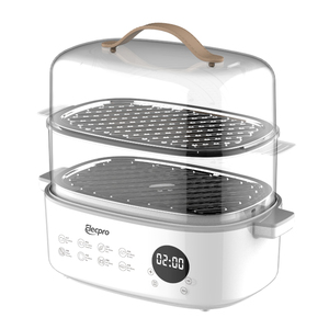 <span class=keywords><strong>Cuiseur</strong></span> électrique multifonctionnel 18L 1200W Fast Steam 3-Layer Large Capacity Safety SUS 304 PP Steamer for Household Use - Product Image 5