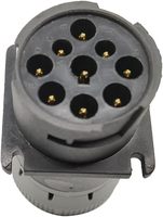 Tipe 1 & tipe 2 kompatibel 6-Pin J1708 ke 9-Pin J1900 adaptor untuk otomotif PVC tembaga terisolasi Harness kabel konduktor