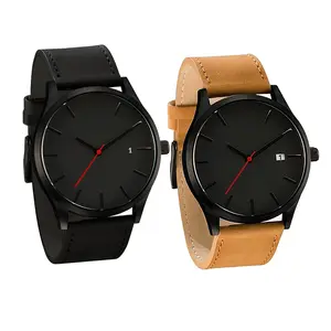 Wholesale Hot Selling Fashion Men Watch Custom Logo Small OEM Watches Fashion Leather Wristwatches Cheap Men Watch WJ-7126